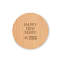 Bamboo bottle opener/ coaster