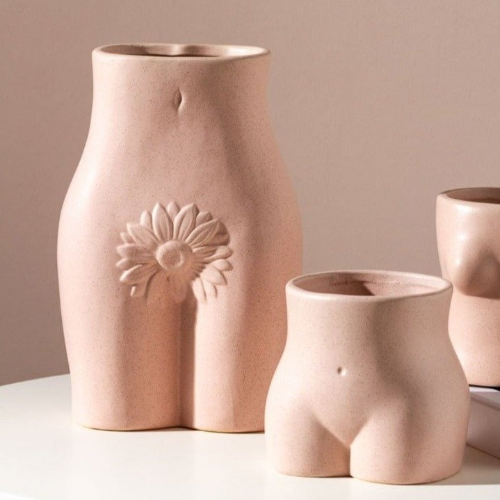 Body Art Ceramic Vases