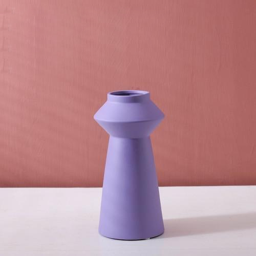Bright Color Ceramic Flower Vase
