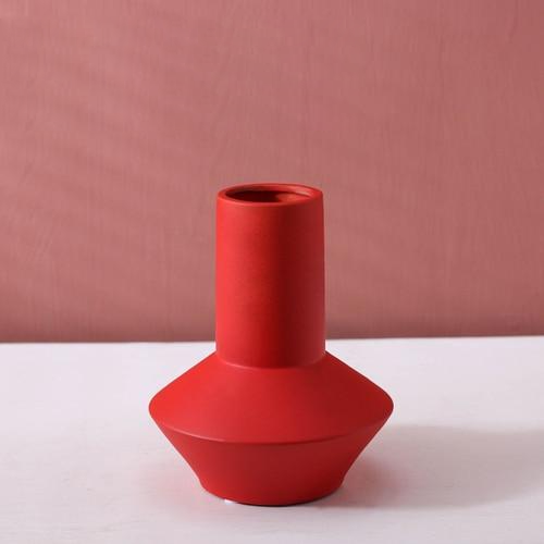 Bright Color Ceramic Flower Vase