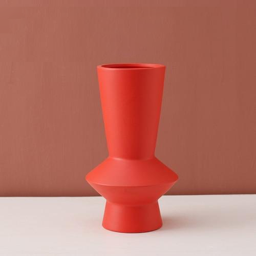 Bright Color Ceramic Flower Vase