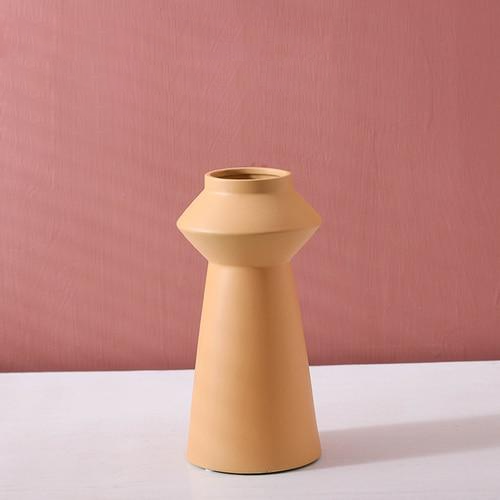 Bright Color Ceramic Flower Vase