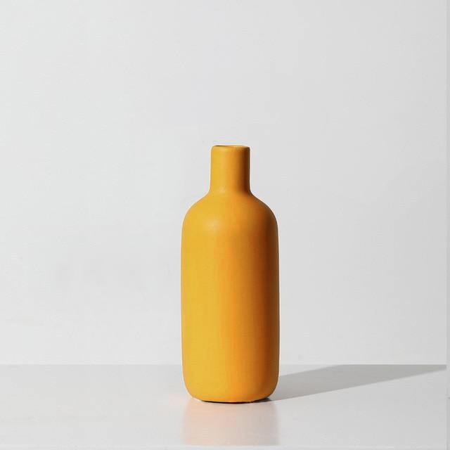 Contrasted Ceramic Vases