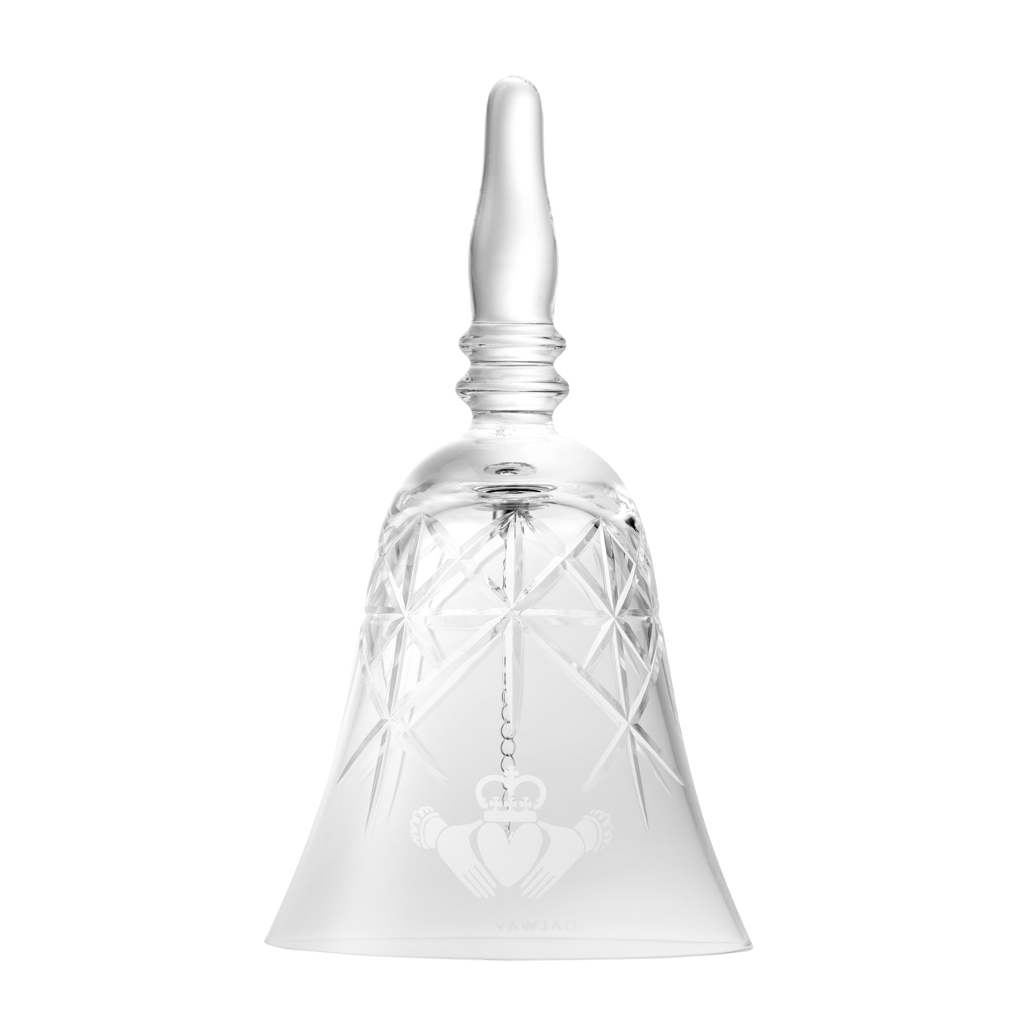 Galway Crystal Claddagh Makeup Bell