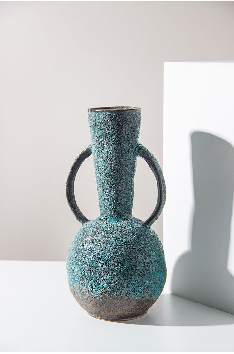 Nile Textured Ceramic Vase