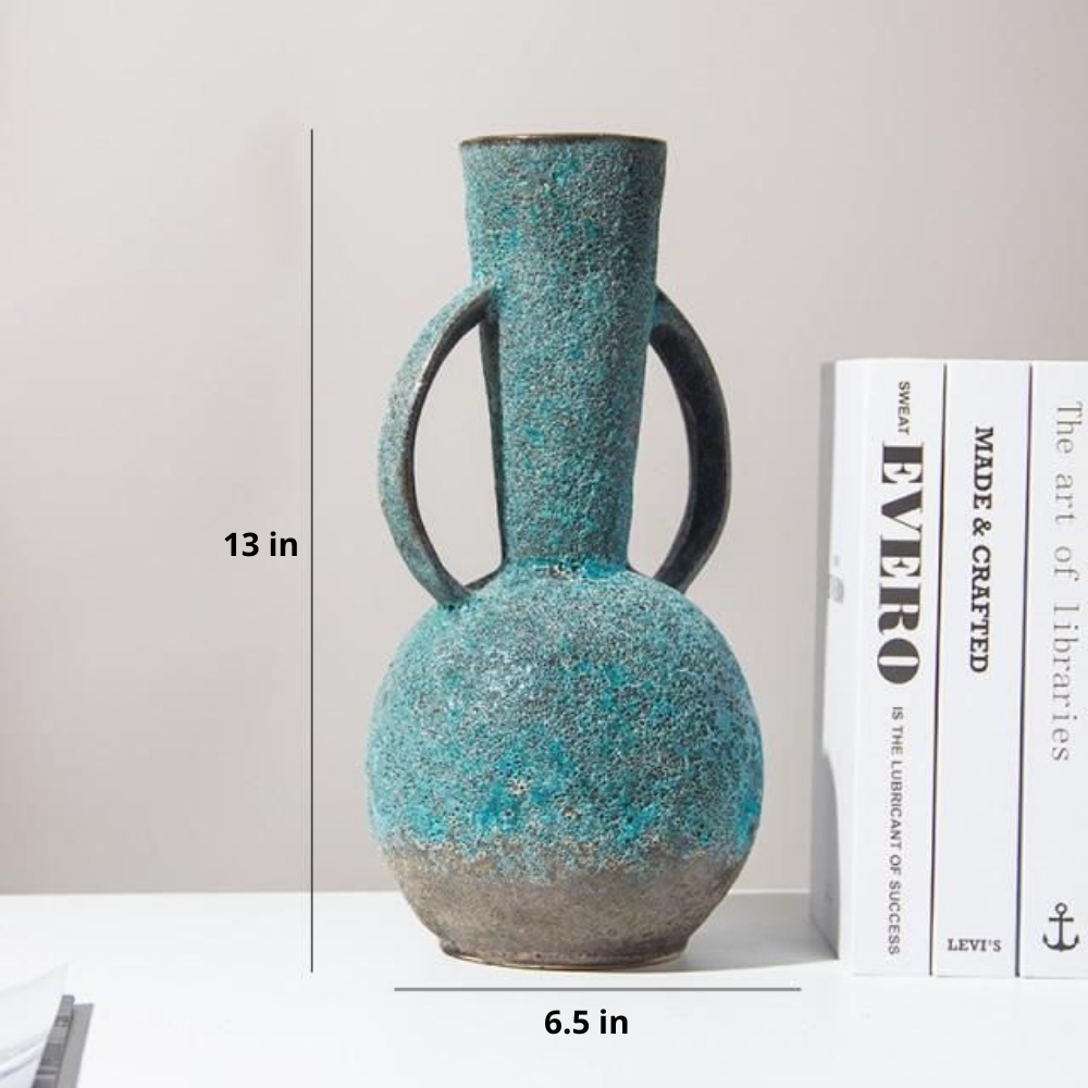 Nile Textured Ceramic Vase