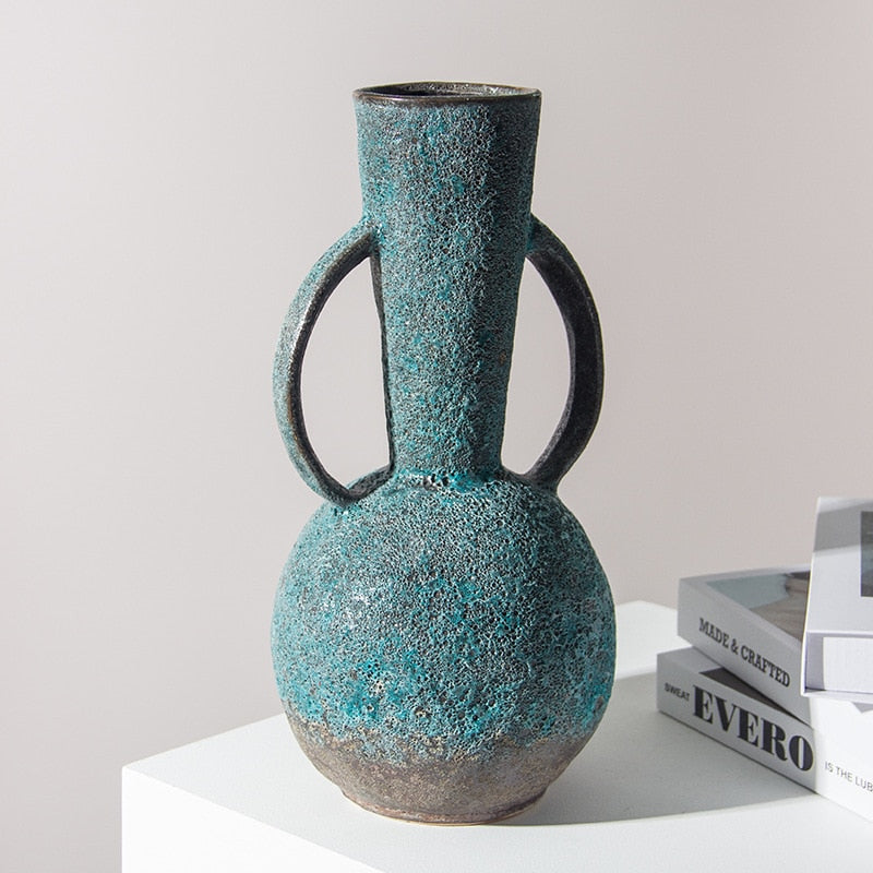 Nile Textured Ceramic Vase