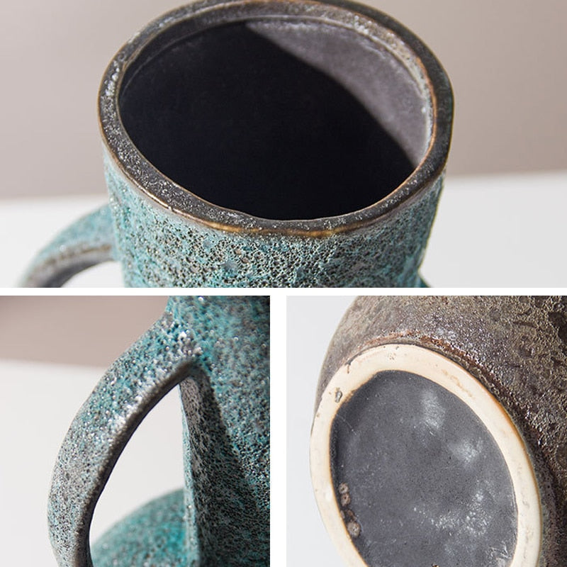 Nile Textured Ceramic Vase