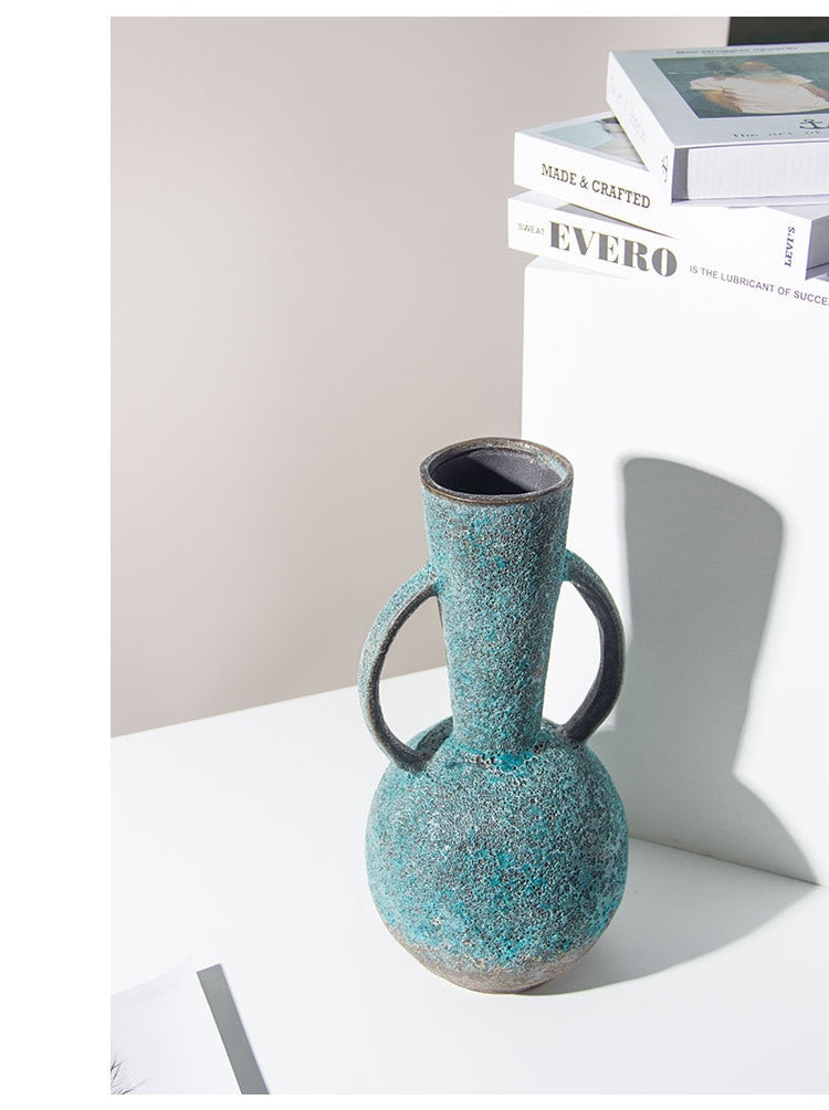 Nile Textured Ceramic Vase