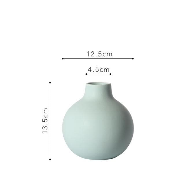 Shades of Blue Ceramic Vase - Final Sale