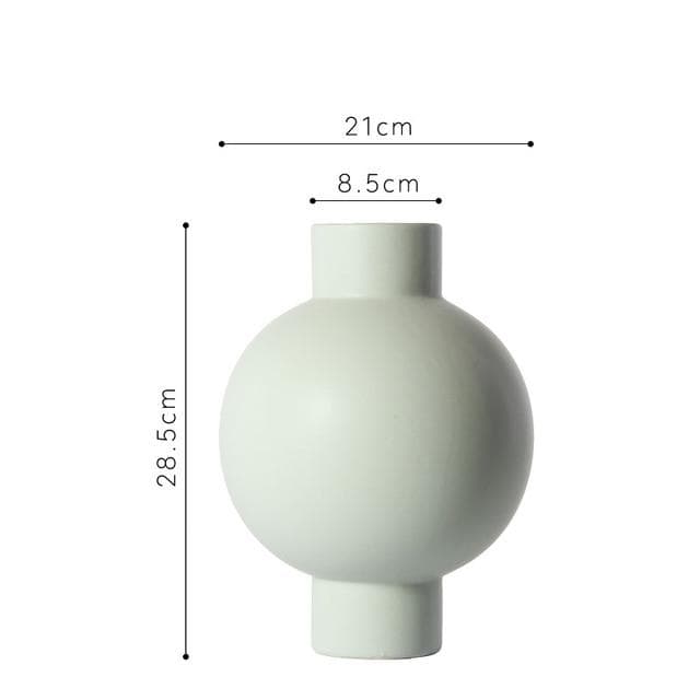Shades of Blue Ceramic Vase - Final Sale