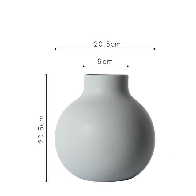 Shades of Blue Ceramic Vase - Final Sale