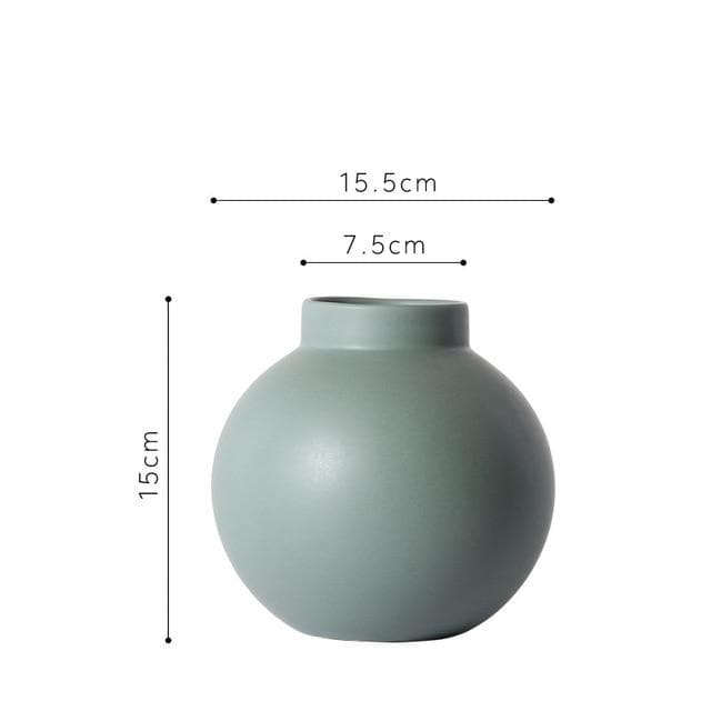 Shades of Blue Ceramic Vase - Final Sale