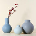 Shades of Blue Ceramic Vase - Final Sale