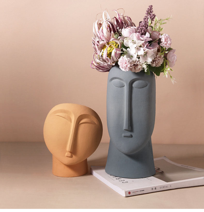 Tahiti Floral Ceramic Vases