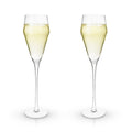 Raye Angled Crystal Prosecco Glasses Set of 2