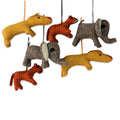 Wool Ornaments - Set of 6 - Cheers from the Wild