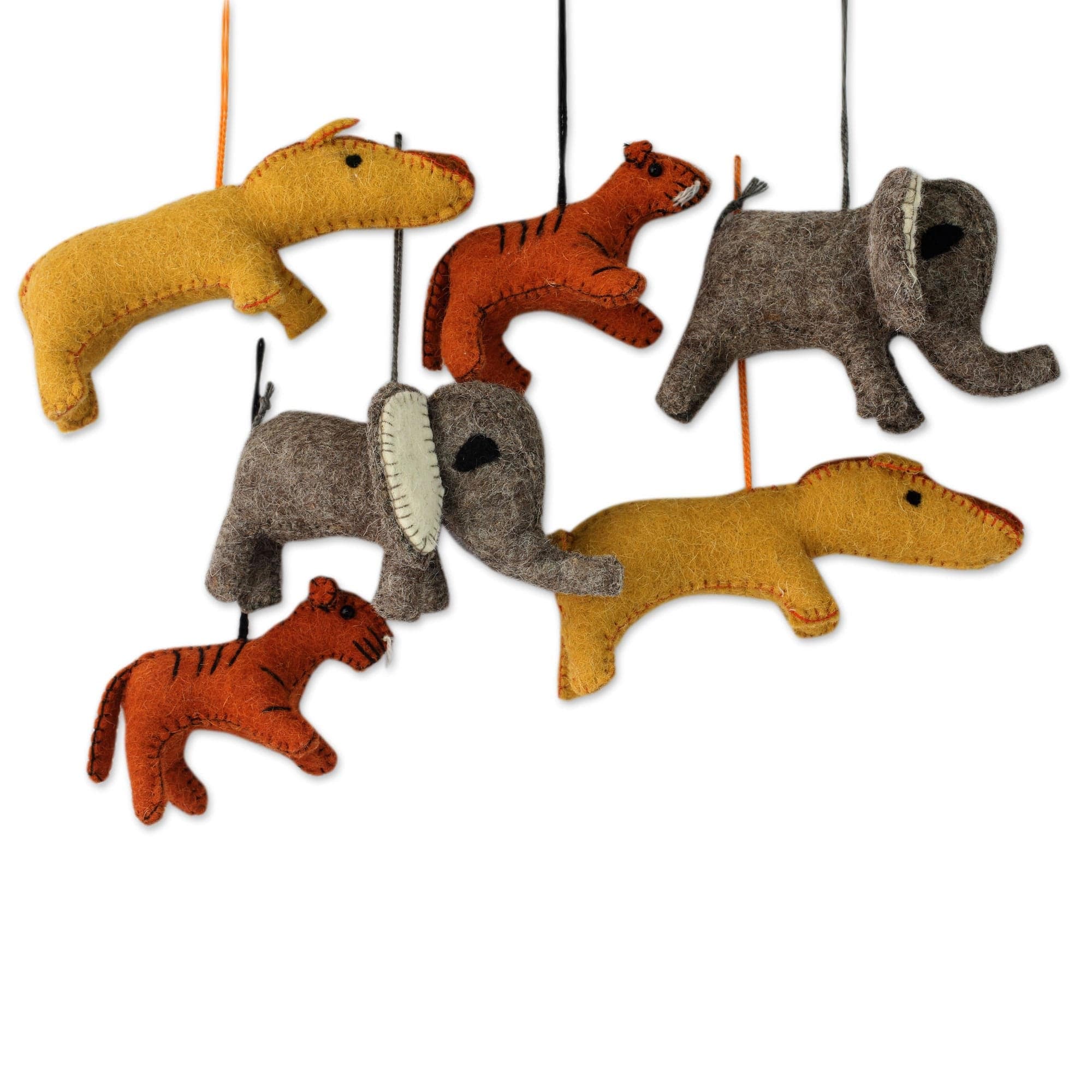 Wool Ornaments - Set of 6 - Cheers from the Wild