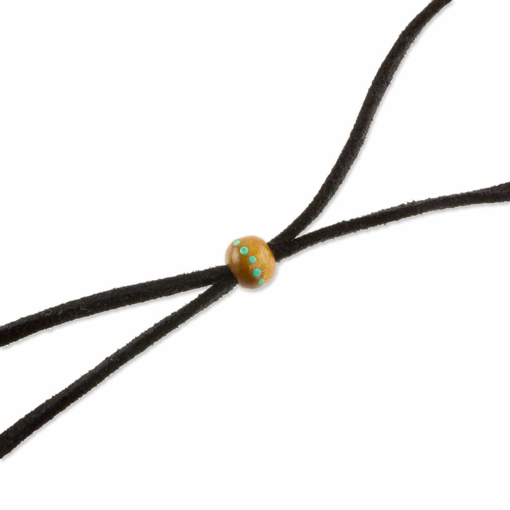 Bird-Themed Pinewood Pendant Necklace - Messenger of Fortune